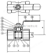 Q11Q11-一片式内螺紋球閥